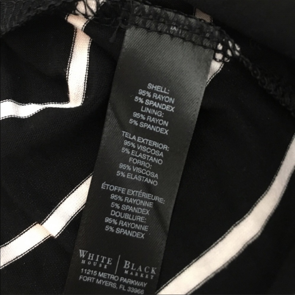 Whbm Double Layer Stripe Tunic Top Xs - image 6